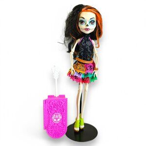 Mattel Monster High Skelita Calaveras Scaris Doll Skeleton Original Outfit Belt